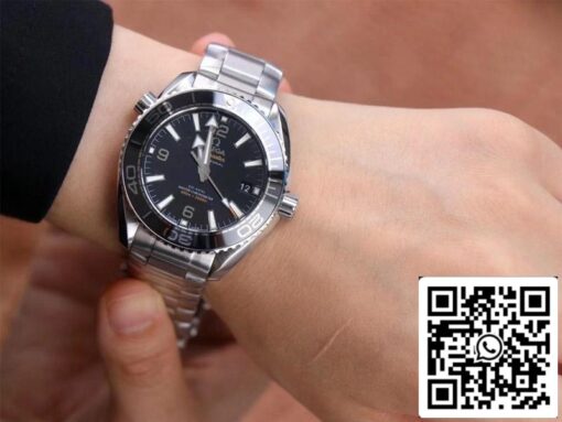 Omega Seamaster 215.30.40.20.01.001 Planet Ocean 600M 1:1 Best Edition VS Factory Black Dial Swiss ETA8800 US Replica Watch