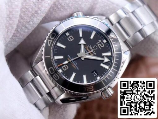 Omega Seamaster 215.30.40.20.01.001 Planet Ocean 600M 1:1 Best Edition VS Factory Black Dial Swiss ETA8800 US Replica Watch