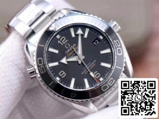 Omega Seamaster 215.30.40.20.01.001 Planet Ocean 600M 1:1 Best Edition VS Factory Black Dial Swiss ETA8800 US Replica Watch