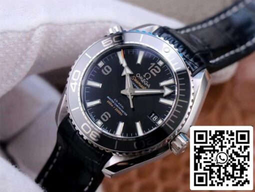 Omega Seamaster 215.33.40.20.01.001 Planet Ocean 600M 1:1 Best Edition VS Factory Black Dial Swiss ETA8800 US Replica Watch