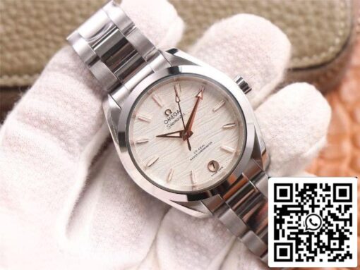 Omega Seamaster 220.10.38.20.02.002 Aqua Terra 150M 1:1 Best Edition VS Factory White dial Swiss 8800 US Replica Watch