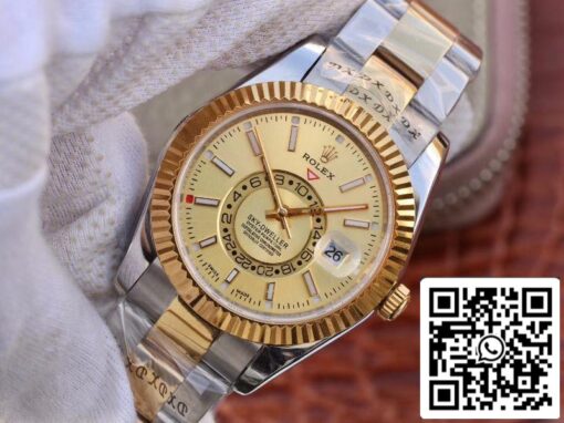 Rolex SKY-DWELLER 326938-72418 Best 1:1 Edition Best Factory Gold Dial - Image 3