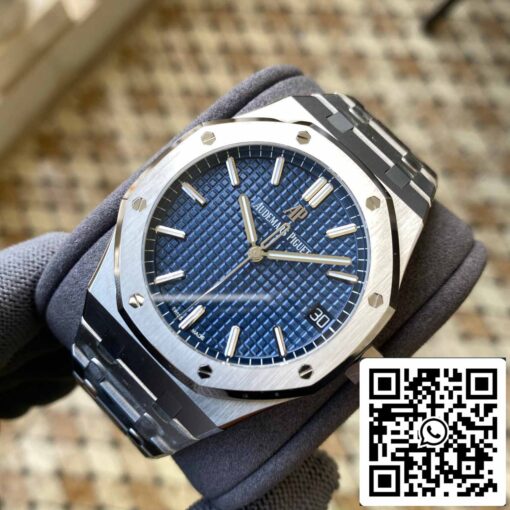 Audemars Piguet Royal Oak 15500ST.OO.1220ST.01 APS Factory V2 Blue Dial and White – Image 3