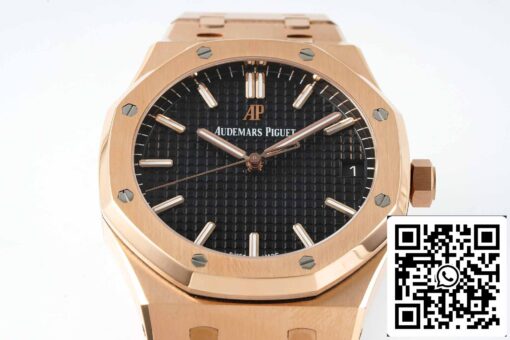 Audemars Piguet Royal Oak 15500OR.OO.1220OR.01 APS Factory V2 1:1 Best Edition Black Dial – Image 2