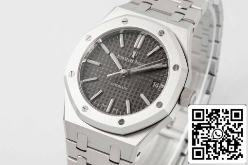 Audemars Piguet Royal Oak 15450ST.OO.1256ST.02 1:1 Best Edition APS Factory V3 Gray Ruthenium Dial - Image 3