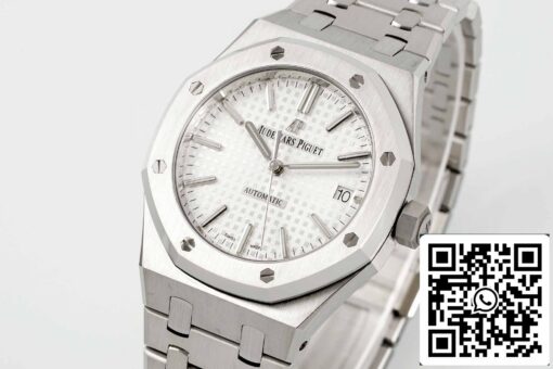 Audemars Piguet Royal Oak 15450ST.OO.1256ST.01 1:1 Best Edition APS Factory V3 Silver Dial - Image 2