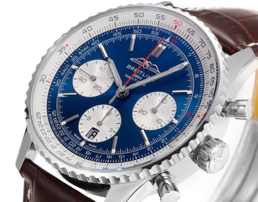 Breitling Navitimer B01 Chronograph AB0137211C1A1 41mm 1:1 Best Edition BLS Factory Leather Strap - Imagen 4