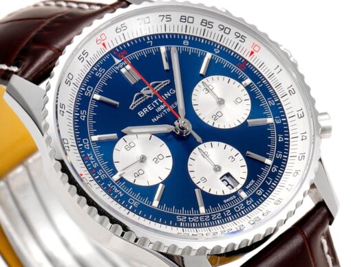 Breitling Navitimer B01 Chronograph AB0137211C1A1 41mm 1:1 Best Edition BLS Factory Leather Strap - Imagen 5