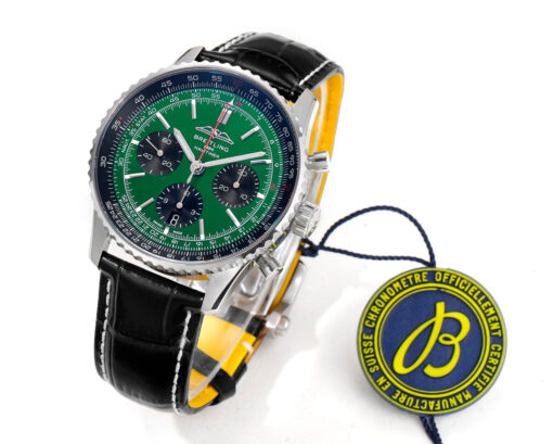 Breitling Navitimer B01 Chronograph AB0137241L1P1 43mm 1:1 Best Edition BLS Factory - Imagen 2