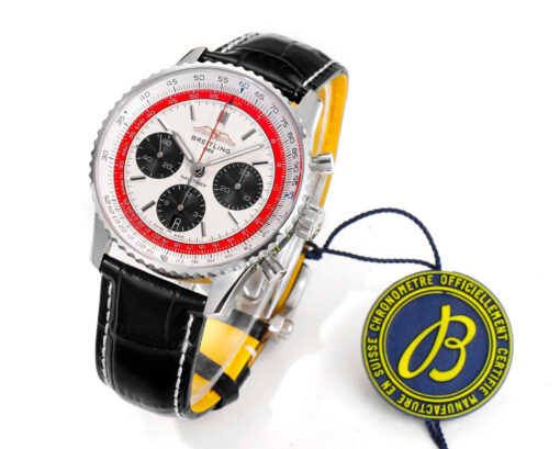 Breitling Navitimer B01 Chronograph AB01383B1G1P1 43mm 1:1 Best Edition BLS Factory - Imagen 2