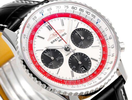 Breitling Navitimer B01 Chronograph AB01383B1G1P1 43mm 1:1 Best Edition BLS Factory - Imagen 4