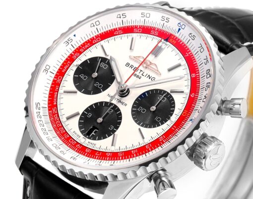 Breitling Navitimer B01 Chronograph AB01383B1G1P1 43mm 1:1 Best Edition BLS Factory - Imagen 5