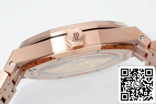 Audemars Piguet 15454 Frost Gold 1:1 best edition White dial Rose gold - Image 7