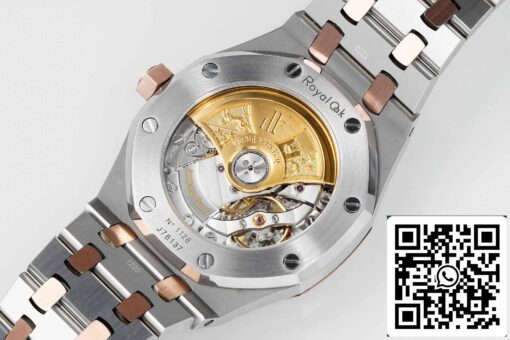 Audemars Piguet Royal Oak 15450SR.OO.1256SR.01 APS Factory 1:1 Best Edition V3 White Dial Rose Gold and Steel – Bild 7