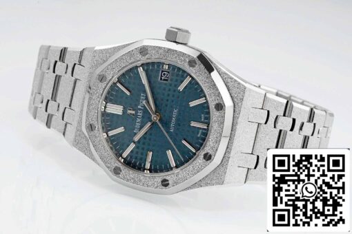 Audemars Piguet 15454 Frost Gold 1:1 best edition Blue dial - Image 4