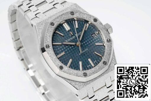 Audemars Piguet 15454 Frost Gold 1:1 best edition Blue dial - Image 5