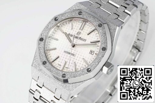 Audemars Piguet 15454 Frost Gold 1:1 best edition White dial - Image 4