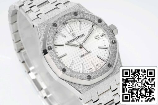 Audemars Piguet 15454 Frost Gold 1:1 best edition White dial - Image 5