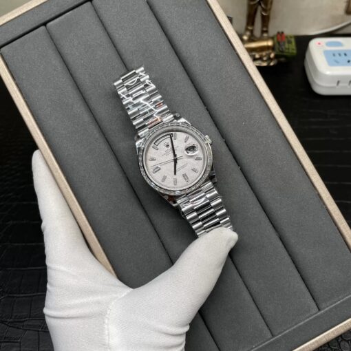 Rolex Day Date 40 M228396TBR-0027 Meteorite Diamond Dial 1:1 Best Edition GM Factory V3 Counterweight Version - 이미지 9