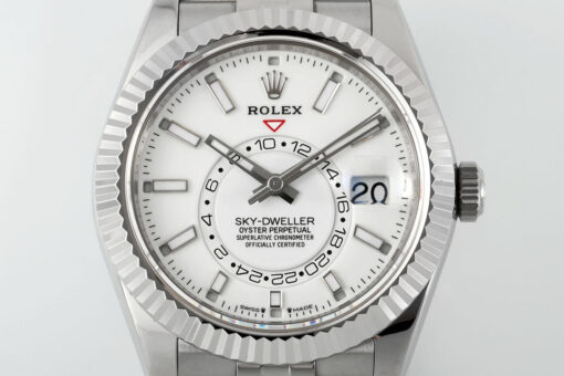 Rolex Sky Dweller M326934-0002 1:1 Best Edition ZF Factory White Dial Newest Version 2024 - Image 3