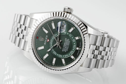 Rolex Sky Dweller M336934-0001 1:1 Best Edition ZF Factory Green Dial Newest Version 2024 - Image 7