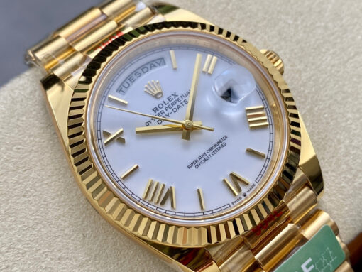 Rolex Day Date 40 M228238-0042 White Dial 1:1 Best Edition AR Factory 3255 Movement - Imagen 8