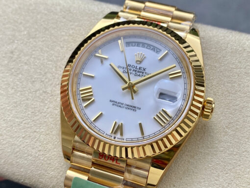 Rolex Day Date 40 M228238-0042 White Dial 1:1 Best Edition AR Factory 3255 Movement - Imagen 7