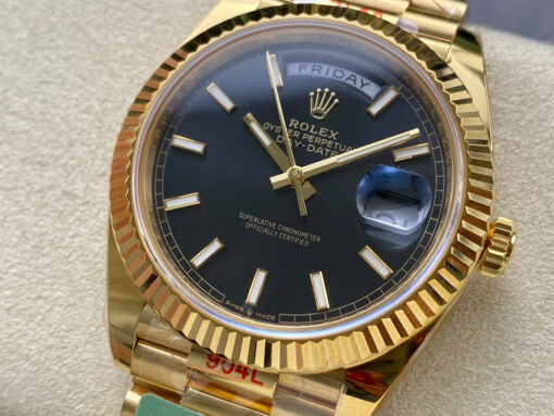 Rolex Day Date 40 M228238-0067 Black Dial 1:1 Best Edition AR Factory 3255 Movement - Image 7