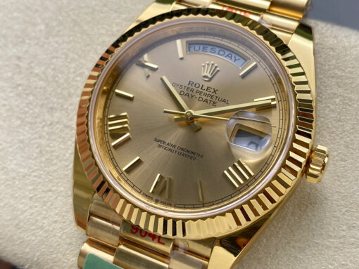 Rolex Day Date 40 M228238-0006 Yellow Dial 1:1 Best Edition AR Factory 3255 Movement - Imagen 7