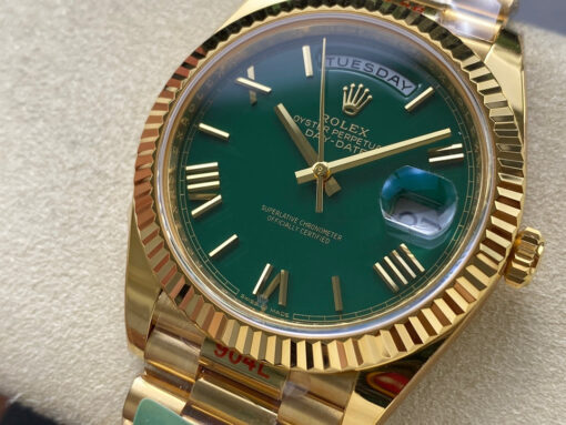 Rolex Day Date 40 M228238-0061 Green Dial 1:1 Best Edition AR Factory 3255 Movement - Image 7