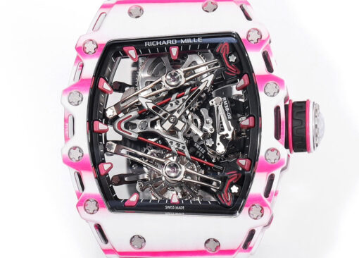 Richard Mille Bubba Watson Tourbillon RM38-02  1:1 Best Edition Velcro Fabric Black Strap - Image 8