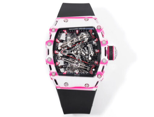 Richard Mille Bubba Watson Tourbillon RM38-02  1:1 Best Edition Black Rubber Strap