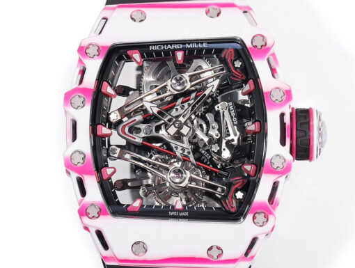 Richard Mille Bubba Watson Tourbillon RM38-02  1:1 Best Edition Black Rubber Strap - Image 6