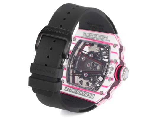 Richard Mille Bubba Watson Tourbillon RM38-02  1:1 Best Edition Black Rubber Strap - Image 2