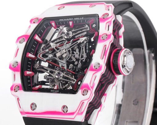 Richard Mille Bubba Watson Tourbillon RM38-02  1:1 Best Edition Black Rubber Strap - Image 7