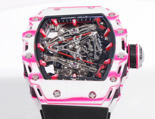 Richard Mille Bubba Watson Tourbillon RM38-02  1:1 Best Edition Black Rubber Strap - Image 5