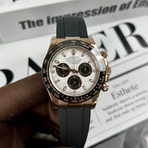 Rolex Cosmograph Daytona 116515LN meteorite dial 18k Rose gold Coated - Image 6