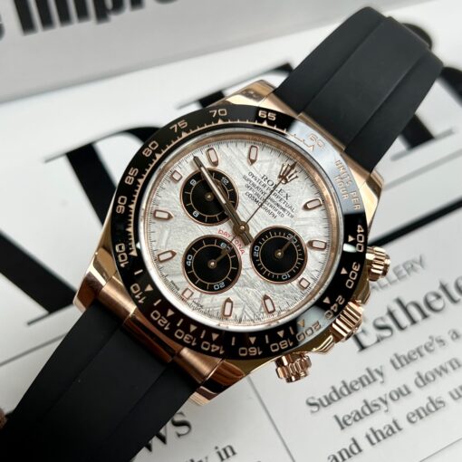 Rolex Cosmograph Daytona 116515LN meteorite dial 18k Rose gold Coated