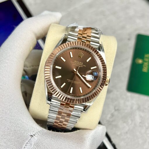 Rolex Datejust 41 Automatic Rose Gold & Steel Watch 126331 - Image 2