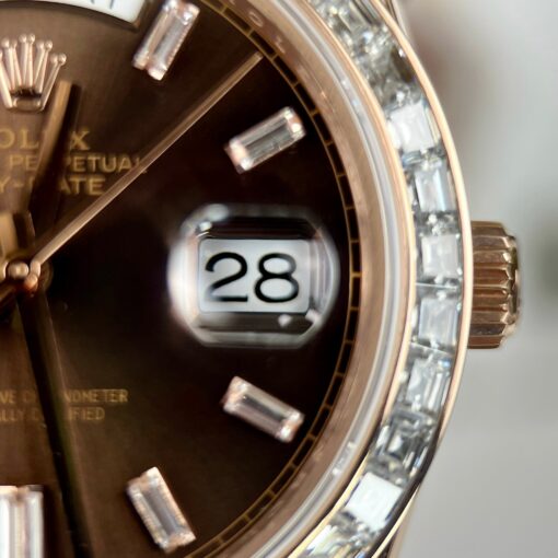 Rolex Day-Date 36 128235-0037 40mm 18k rose gold coated 3235 Movement GM Factory - 이미지 3