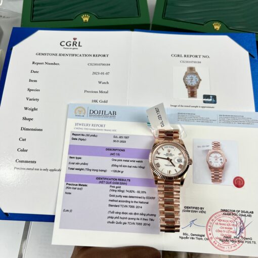 Rolex Day-Date 40 228235-0032 40mm 18k rose gold coated - 이미지 2