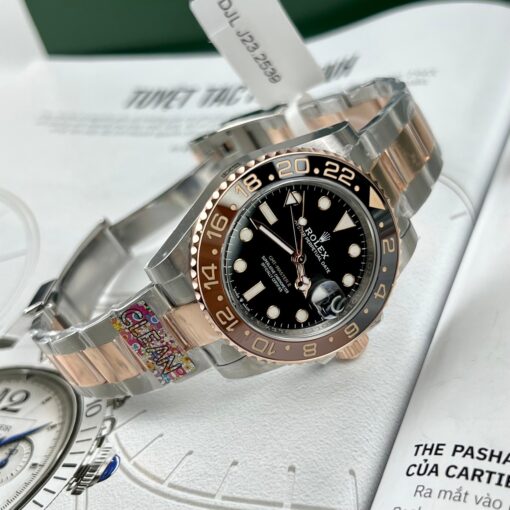 Rolex GMT-Master II Root Beer Men's Watch 126711CHNR-0002 Rose gold Wrapped - Image 4