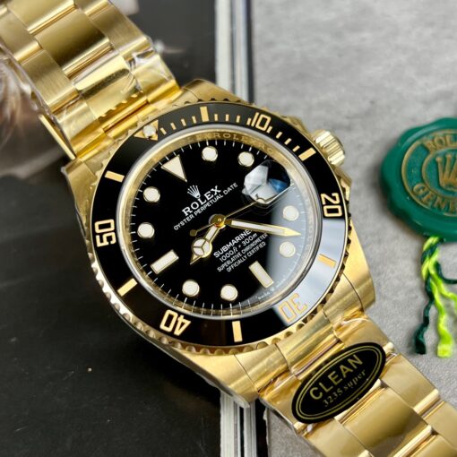 Rolex Submariner Date Black Dial Yellow Gold Men's Watch 126618LN-0002 wrapped 18k gold - Image 3