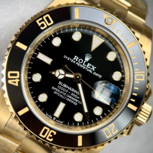 Rolex Submariner Date Black Dial Yellow Gold Men's Watch 126618LN-0002 wrapped 18k gold - Image 4