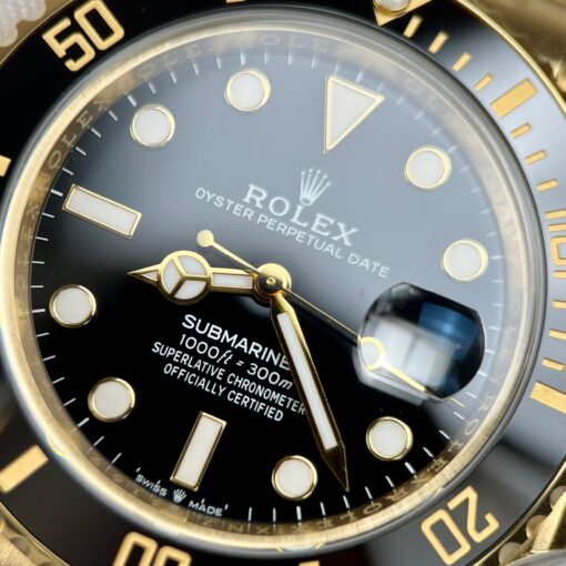 Rolex Submariner Date Black Dial Yellow Gold Men's Watch 126618LN-0002 wrapped 18k gold - Image 6