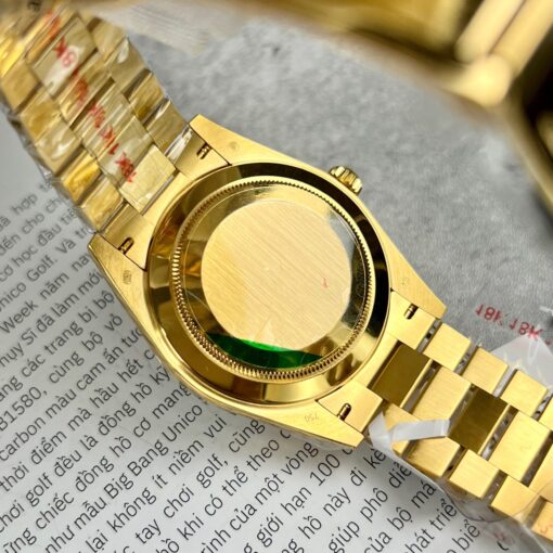 Rolex Day-Date 40 228348rbr-0002 Yellow Gold 18k gold encrusted with Artificial diamonds - Image 11