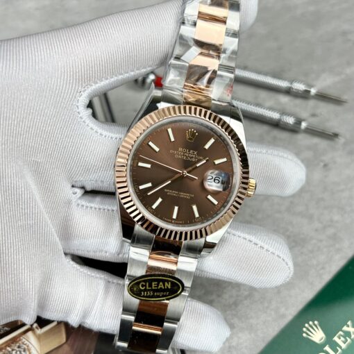 Rolex Datejust 41 Men's Automatic Watch 126331-0001 18k Rose gold coated - Image 11