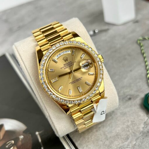 Rolex Day-Date 40 228238 Champage dial Gold Filled 18k Moissanite Bezel - 이미지 2