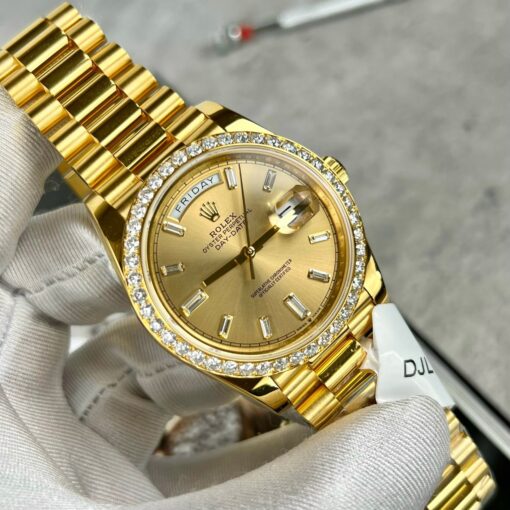 Rolex Day-Date 40 228238 Champage dial Gold Filled 18k Moissanite Bezel - 이미지 4