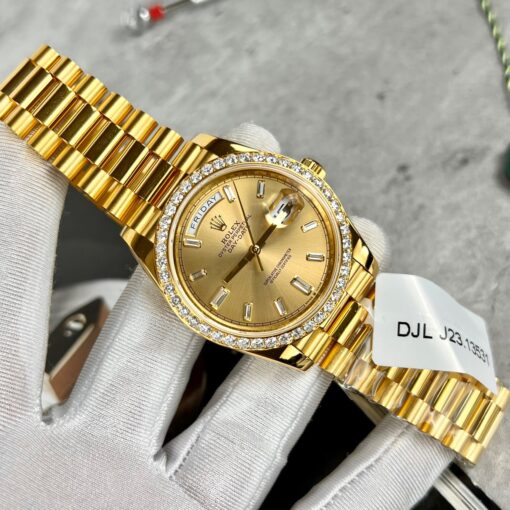 Rolex Day-Date 40 228238 Champage dial Gold Filled 18k Moissanite Bezel - 이미지 5